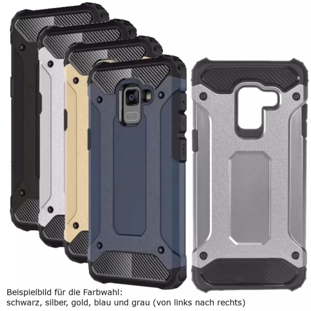 Armor Outdoor Case Motorola Moto G5 G6 G7 Hybrid Tasche Hülle 3D Glas Fullcover