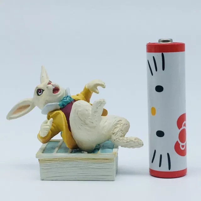 Alice In WonderLand Fallen White Rabbit Mini Figure KAIYODO Japan 2003 2