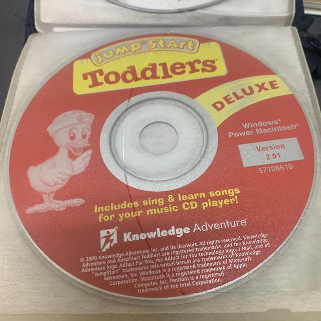 JUMP START TODDLERS Deluxe PC CD fun school early learning activities