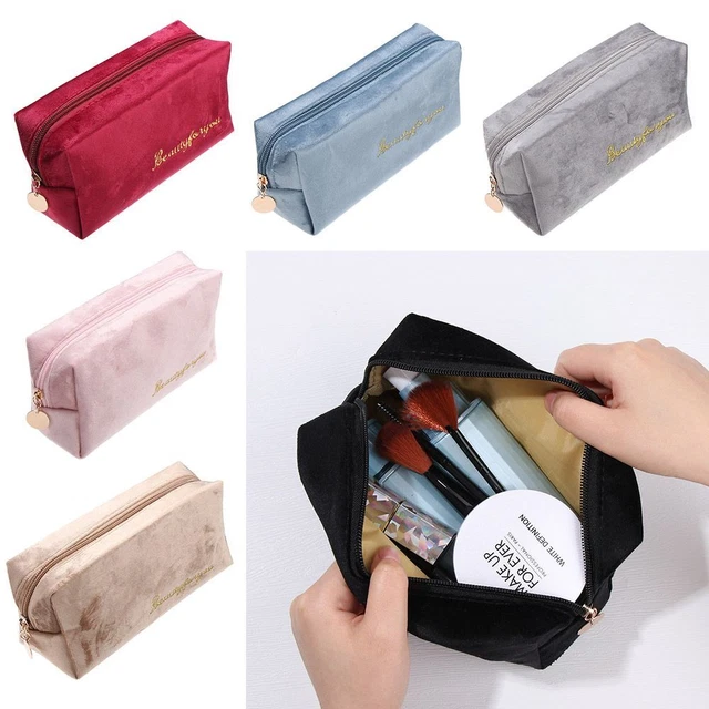 maquillage de voyage Paquet d&#39;articles de toilette Organisateur de velours