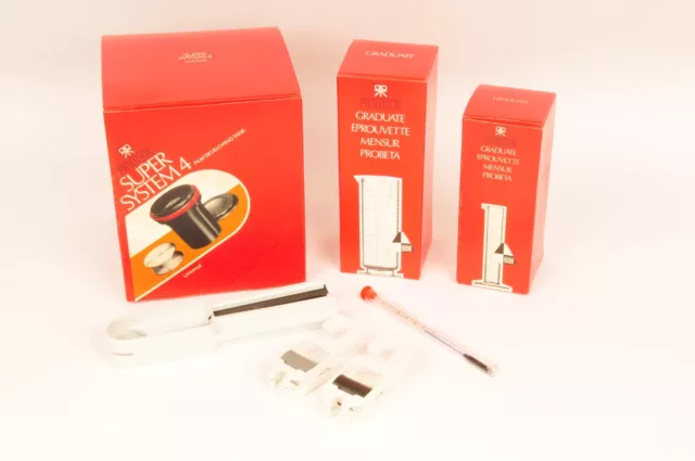 Paterson 35mm / 120 Film Developing Kit - Tank, Graduates, Clips, Squeegee