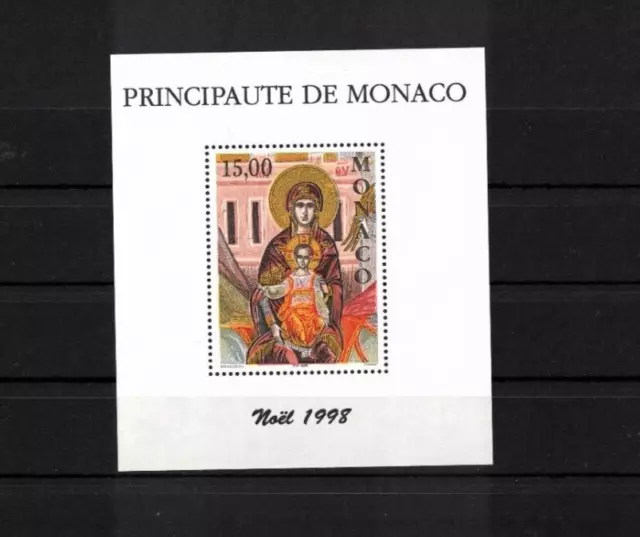 Monaco 1998, Block 75 postfrisch Weihnachten