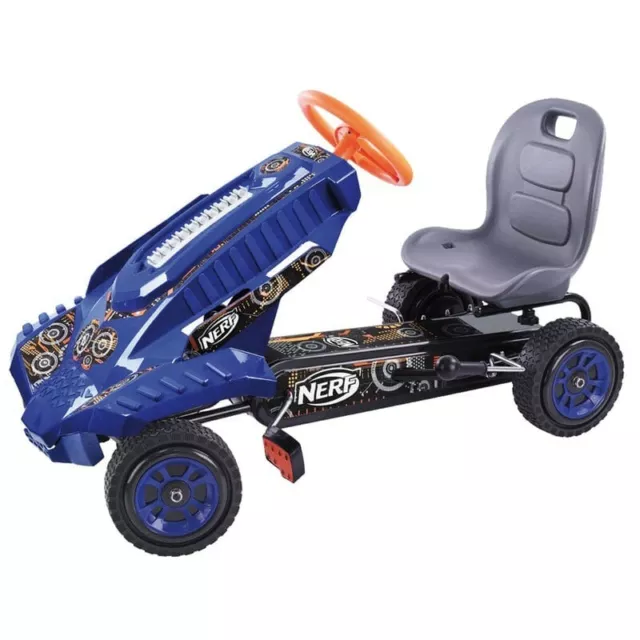 Nuevo Hauck Pedal Go Kart Niños Bicicleta Golpeador Perfil de Goma Rueda-Azul 8 Años 2