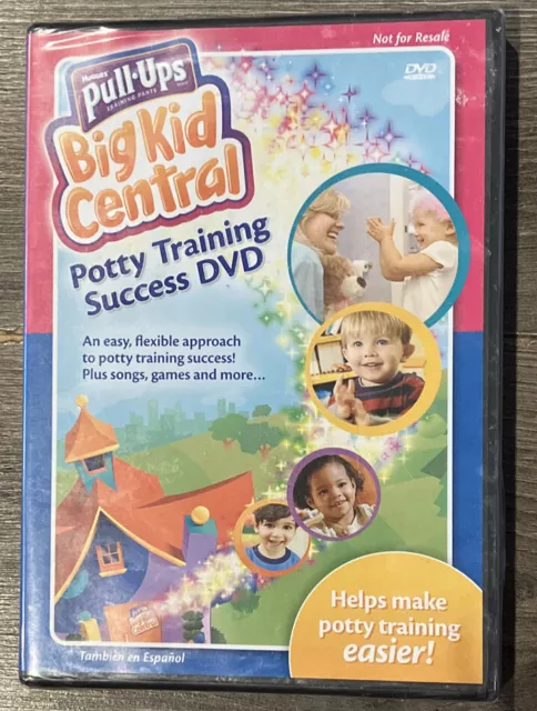 New Sealed Huggies Pull Ups Big Kid Central Potty Training Success (DVD, 2008)