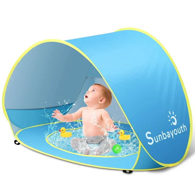Sunba Youth Baby Pool Tent, UV Protection Infant Pop Up Sun Shelters Shade