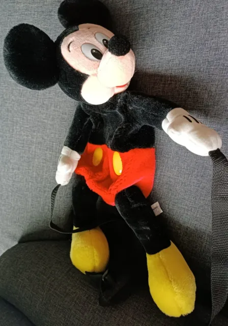 Peluche Plush Mickey Mouse Bag Sac Pocket Disneyland Paris Disney 50cm 3