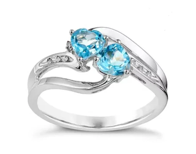 H samuel blue discount topaz ring