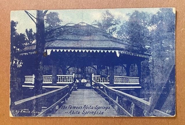 Vintage  Postcard Louisiana Abita Springs 1914