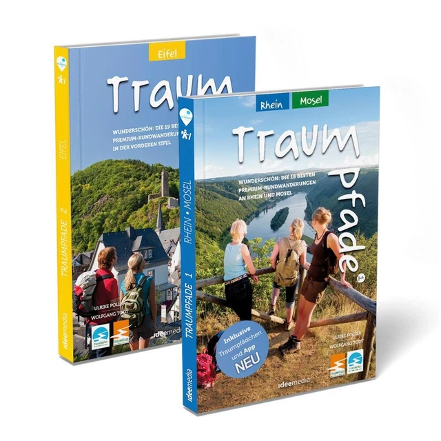 Traumpfade Geschenk-Set. Zwei Bände mit 41 Top-Touren an Rhein, Mosel und in