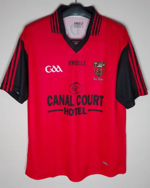 Authentic O'Neills County Down GAA Shirt Large Football Hurling Ulster An Dún