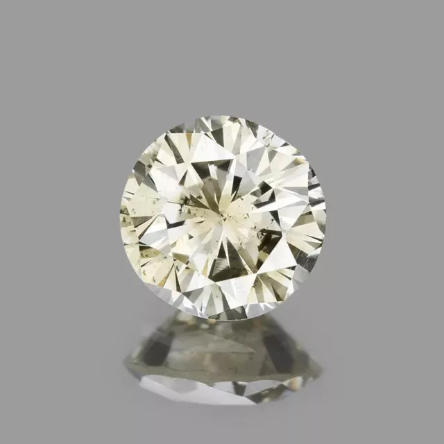 M / I1 Clarté Naturel Diamant 1.00 CT Certifié GIA Desseré Coupe Ronde 6 MM