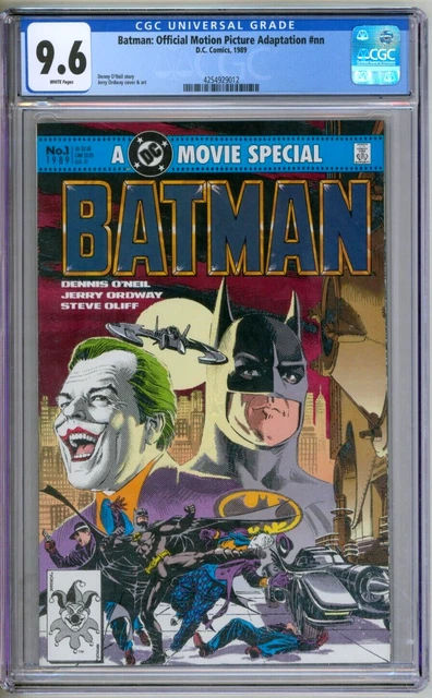 Batman Official Motion Picture Adaptation CGC Graded 9.6 NM+ DC Comics 1989