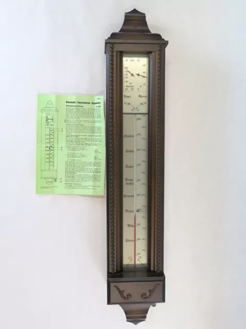 Wetterstation / Barometer / Thermometer / Hygrometer / Schwarzwald #AY