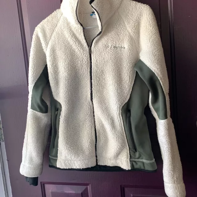 Womens Sportswear Columbia Pearl Super Plush II Coat Fleece Outerwear Size Small