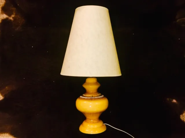 Vintage retro Ellis Bitossi style ceramic table lamp