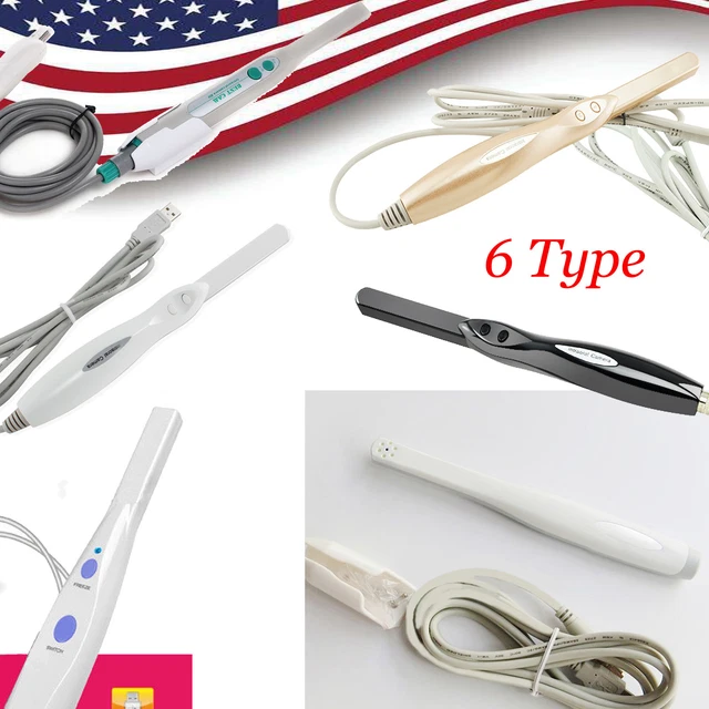 Dental HD USB Intraoral Intra Oral Camera 6/5/4 Mega Pixels 6 LED Clear Image CE