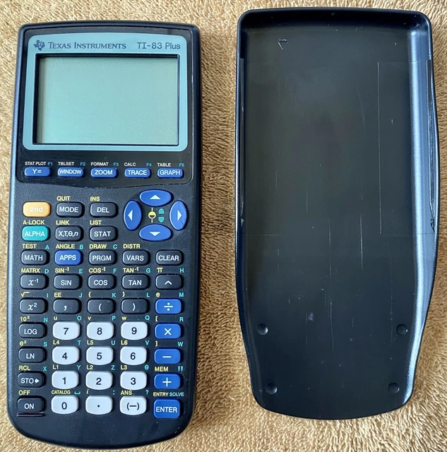 Texas Instruments TI-83 Plus Graphing Calculator - Black (83PL/TBL/1L1/A)