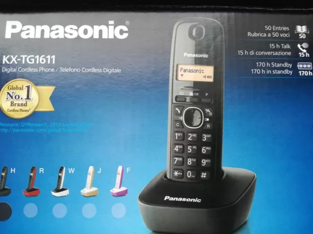 Telefono Cordless Panasonic Kx-Tg 1611