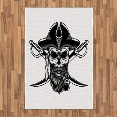 HEAD crâne de fumer Tapis Barbu Pirate Head 