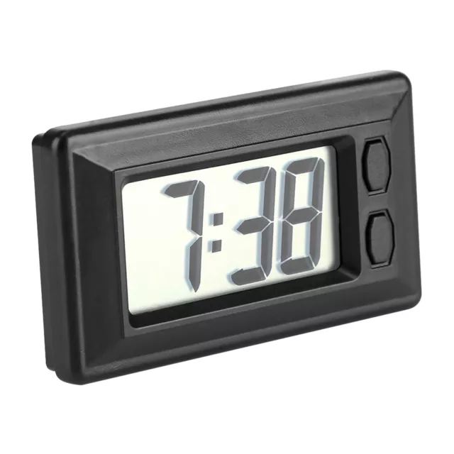 Car Dashboard Digital Clock - Small LED Clock Vehicle Adhesive Mini Time Clock