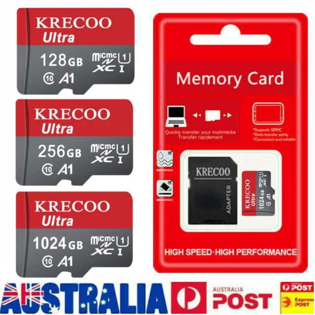 SD Card Mini Card 128GB 26GB Memory Card with Adapter for Mobile Phone Camera