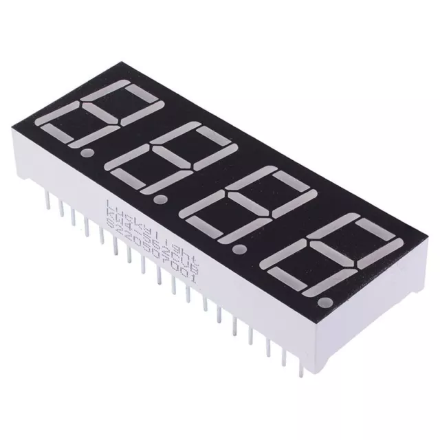 Red 0.56" 4 Digit Seven Segment LED Display Common Cathode