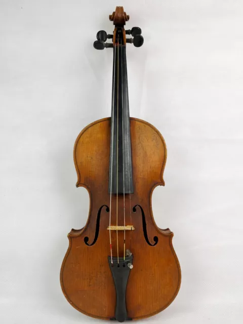 Antike Geige Violine vor 1900 mit Zettel