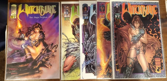 Witchblade #1-5 NM Original Michael Turner Art Image Comics Top Cow 1995