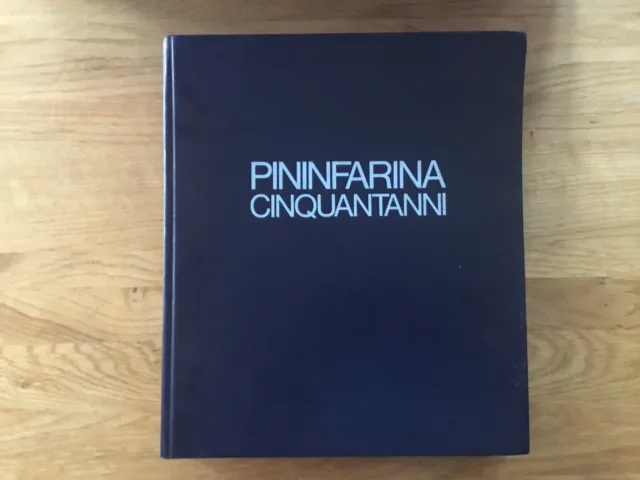 Pininfarina Cinquantanni 1980 Hardback Book