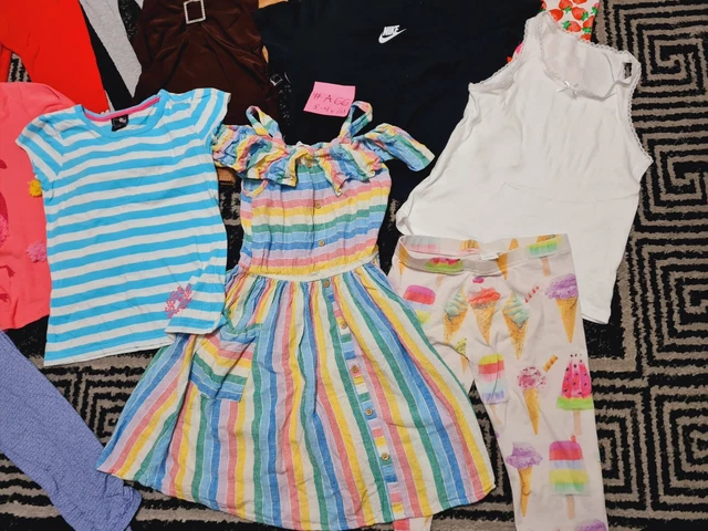 #A66 Enorme pacchetto di vestiti per ragazze 8-9 anni NEXT GEORGE RIVER TU M&S F&F PRIMAR 5