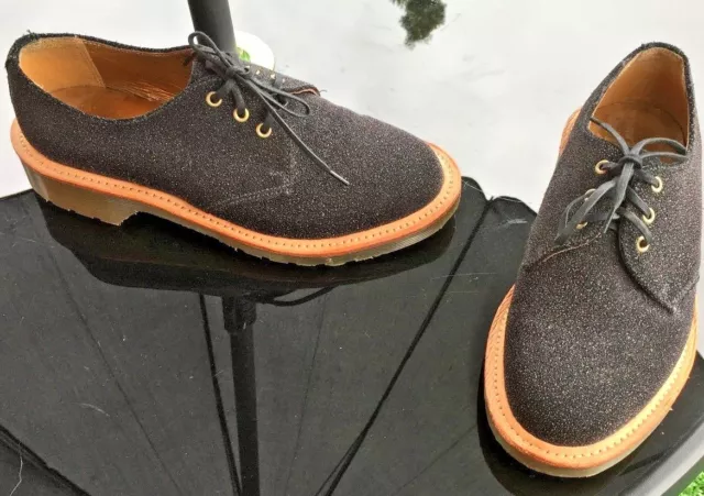 Scarpe da zucchero Dr Martens 1461 Lester bronzo nero UK 3 EU 36 Inghilterra