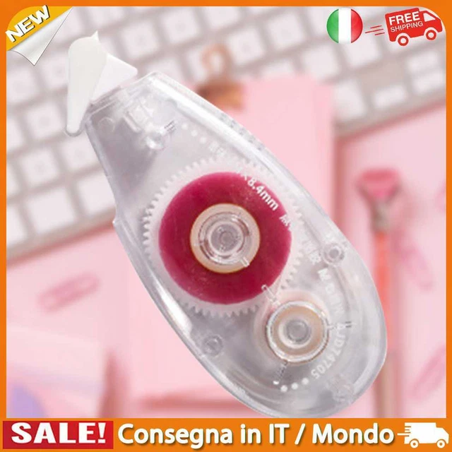 IT Plastic Dots Glue Tape Convenient DIY Glue Tape Roller for Photo Albums (Red)