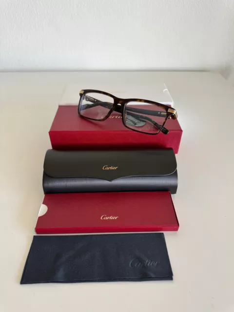 New Cartier eyewear optical eyeglasses glasses frame CT0222OA 005 havana