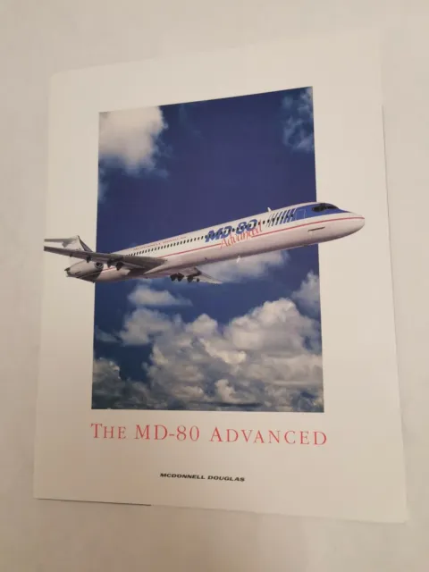 McDonnell Douglas MD-80 Advanced Airliner  Manufacturer Brochure 91