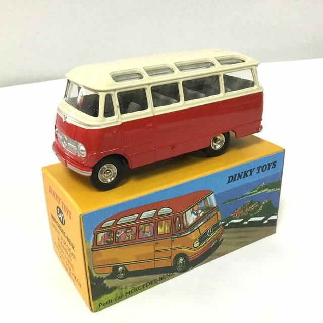 Dinky Toys 541 – Autocar Mercedes-Benz Rouge/crème – 1:43 – Neuf Sous Blister