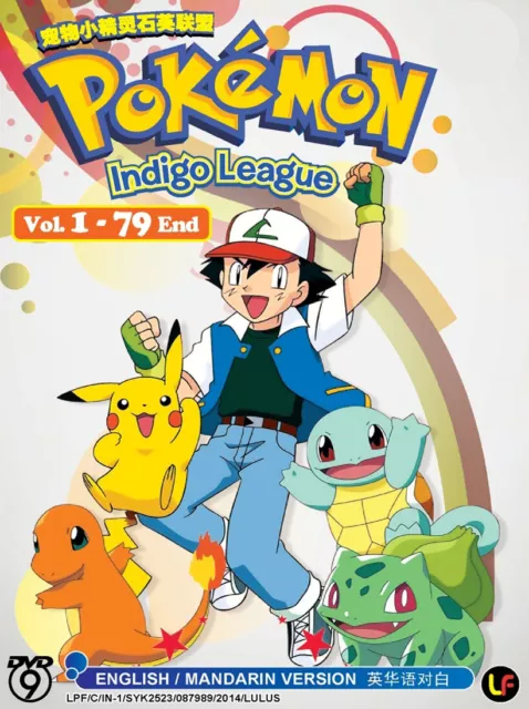 POKEMON SEASON 1-5 VOL.1-273 END US ENGLISH DUBBED VERSION REGION ALL DVD