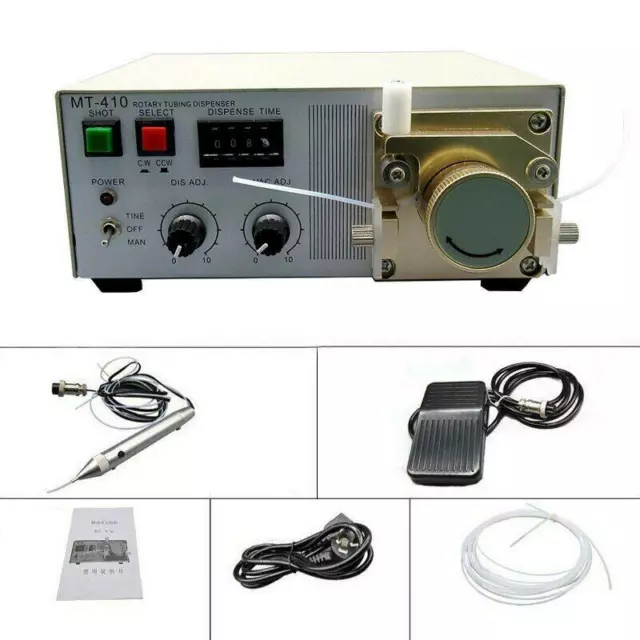 MT-410 Peristaltic Glue Dispenser Machine 30W 502 Instant Quick-drying Liquid