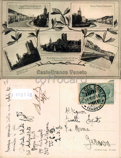 Treviso Provincia-Castelfranco Veneto-Saluti-B87-116