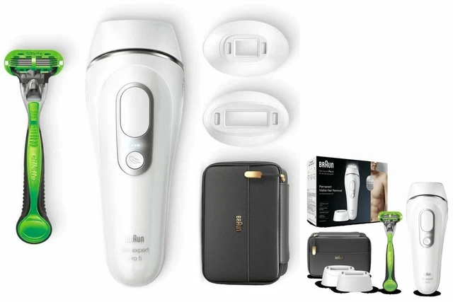 Depiladora con luz pulsada y accesorios marrón seda·expert Pro 5 PL5145