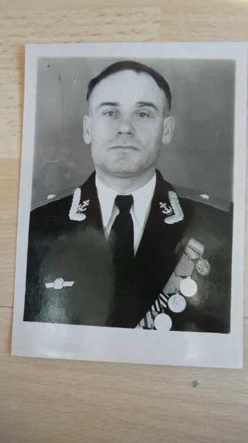 Foto Portrait Russische Offizier 100% Original UDSSR Nr-4 2