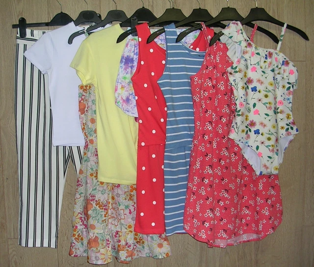 RIVER ISLAND NEW LOOK etc Girls Summer Bundle Tops Shorts Dress Age 10-11 146cm
