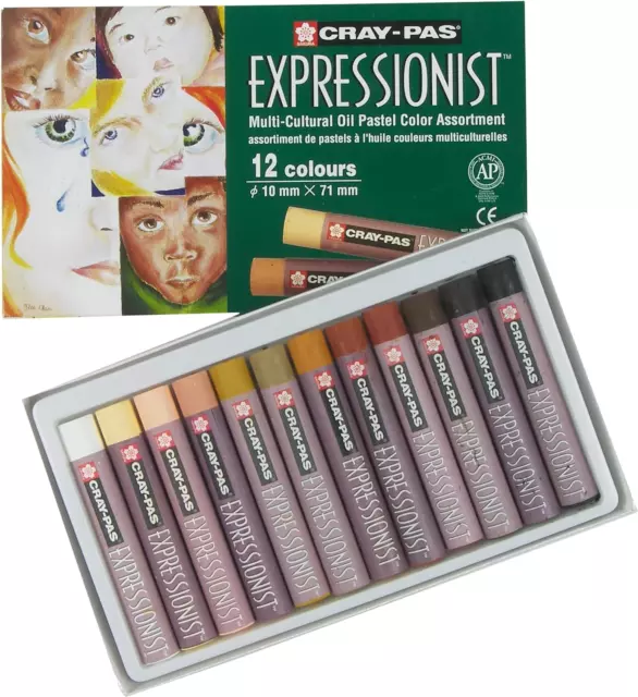 SAKURA Cray-Pas Expressionist Multi-Cultural Oil Pastel Set - Soft Oil Pastels f