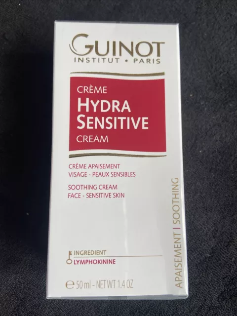 GUINOT Crème Hydra Sensitive - Apaisement Visage Peaux Sensibles - 50 ml
