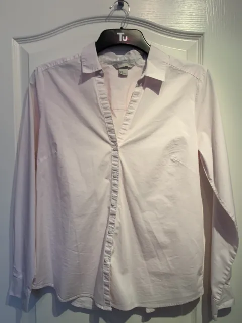 Ladies H&M 12 blouse, pink, work/office/casual/smart
