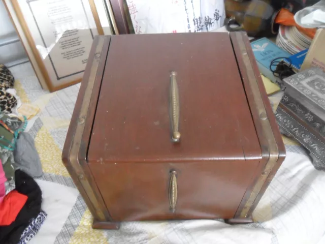 Vintage Fireside Wooden Coal Scuttle Box