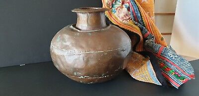 Old Northern India Copper Water Carrier …beautiful accent / collection piece 2