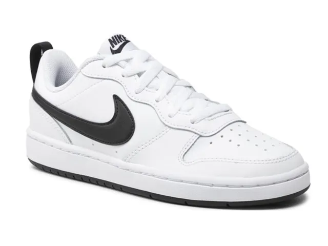 Scarpe Junior Nike  Bq5448 104  Court Borough Low 2 (Gs) White/Black