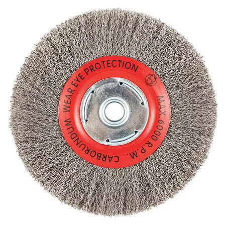 Zoro Select 66252838773 Wire Wheel Brush,0.014" Dia. Wire