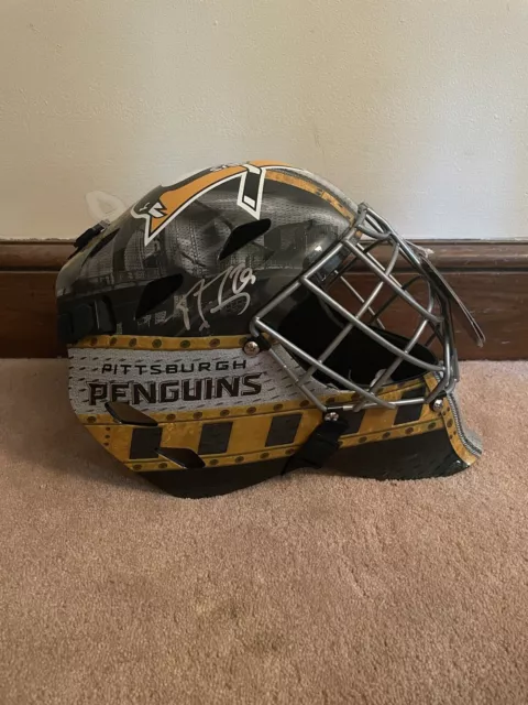 Marc Andre Fleury Autographed Full Size Goalie Mask Helmet Pittsburgh Penguins