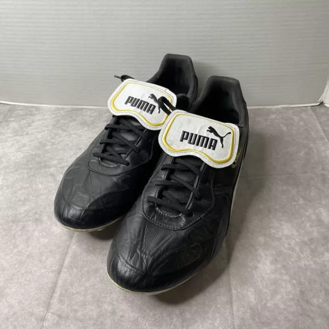 PUMA KING Top FG Soccer Shoes Cleats Size 13 Black 105607 01 Leather Boots